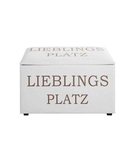 Coffre de Rangement Lieblings Platz 65cm Blanc