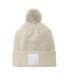 Bonnet Motif/style Pompon Blanc Cassé Blanc Beechfield-1