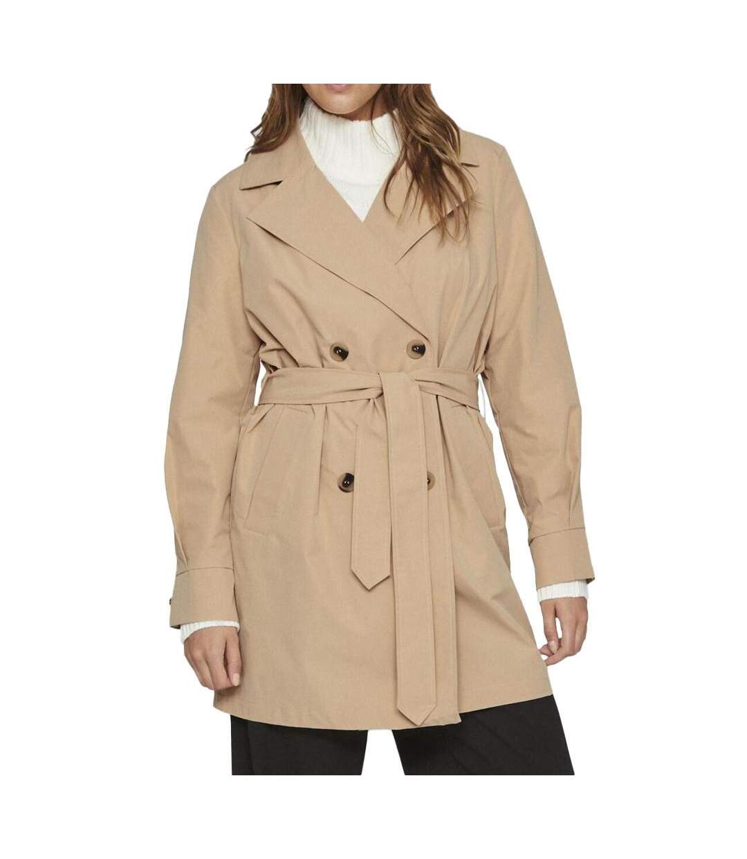 Trench Beige Femme Vila Vimersin - 34