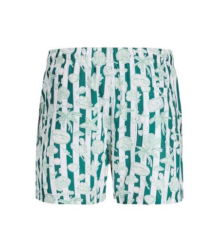 Mens Seashell Swim Shorts Green Jack And Jones