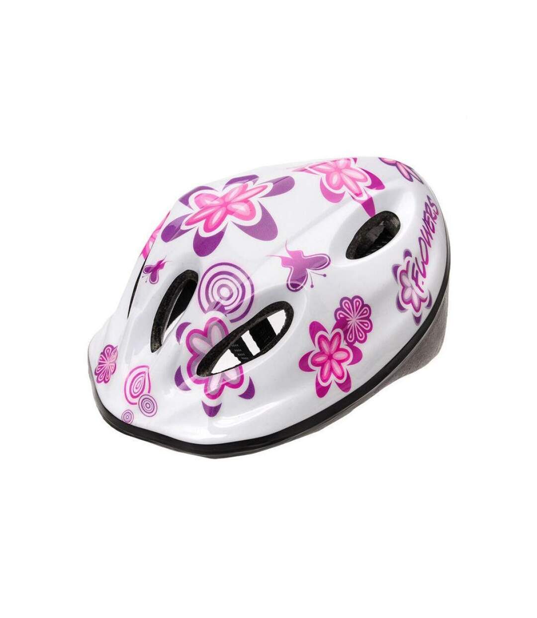 Casque Cyclisme Motif/style Floral Et Papillon Enfant S Blanc Meteor-1