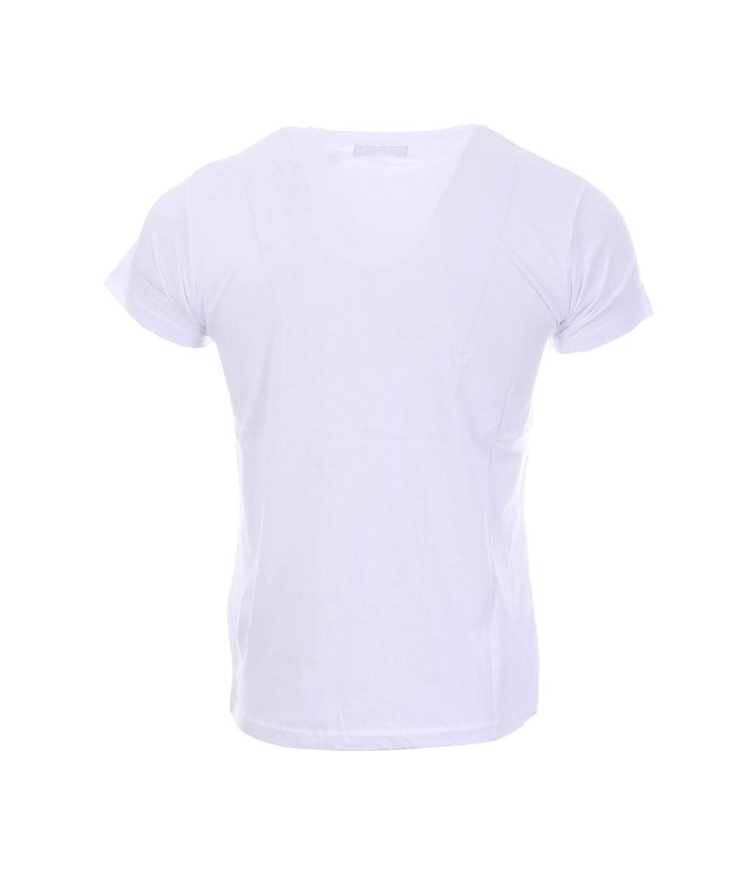 T-shirt blanc homme Schott NYC brodé - M-2