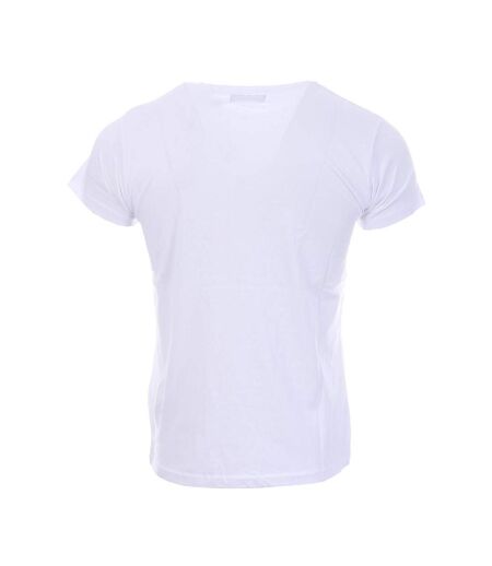 T-shirt blanc homme Schott NYC brodé - M