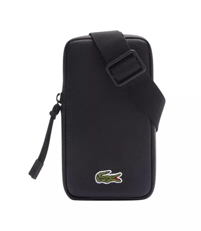 Sac à bandoulière noir homme lacoste inclus