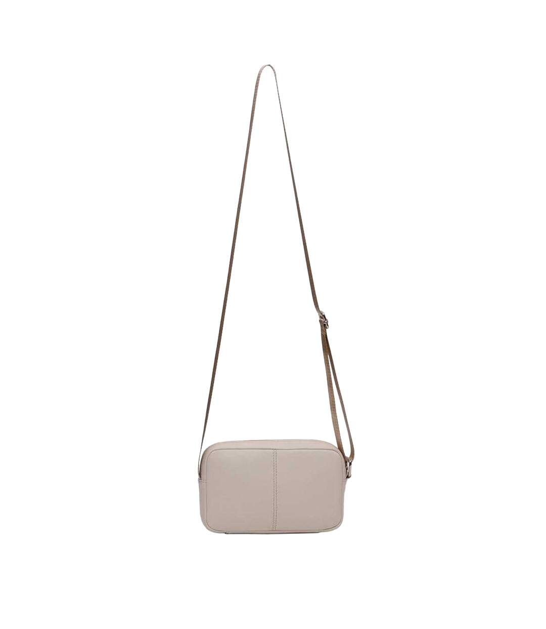 Logo Leather Crossbody Bag One Size Chalk Firetrap-2