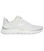 Womens/ladies flex appeal 5.0 uptake contrast trainers white/silver Skechers-2