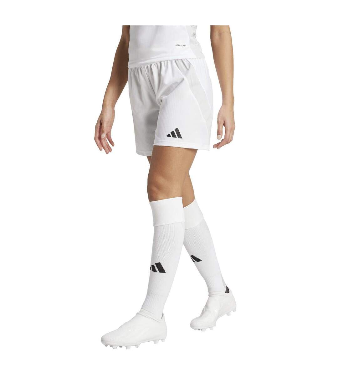 Short De Foot Motif/style Logo Tiro Competition Femme Blanc Adidas-1