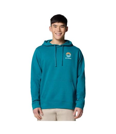 Sweat À Capuche Motif/style Graphique Trek Homme Bleu Columbia