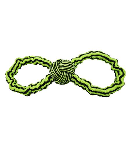 Jolly Pets Rope Dog Toy (Green/Black) (L, XL) - UTTL5210