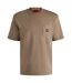 T-shirt Motif/style Logo Homme Marron Hugo-2