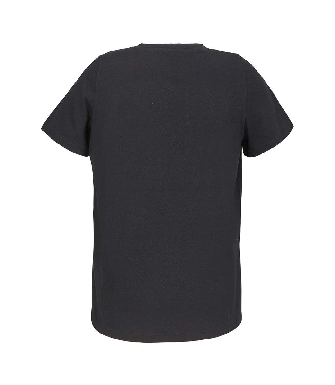 Womens/ladies Regent V Neck T-shirt Deep Black SOLS-2