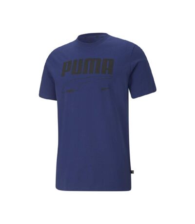 T-shirt Bleu Homme Puma Rebel