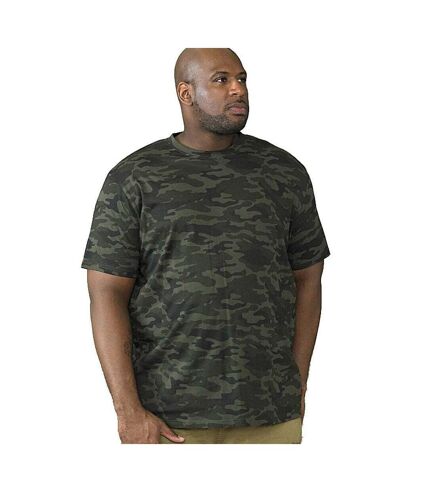 D555 Mens Gaston Camouflage Short-Sleeved T-Shirt (Jungle Camo)