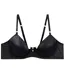 Soutien-gorge ampliforme noir Cuir-1