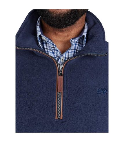 Pull homme bleu marine Raging Bull