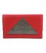 Eastern Counties Leather - Porte-monnaie CONNIE (Rouge / Noir) (Taille unique) - UTEL373