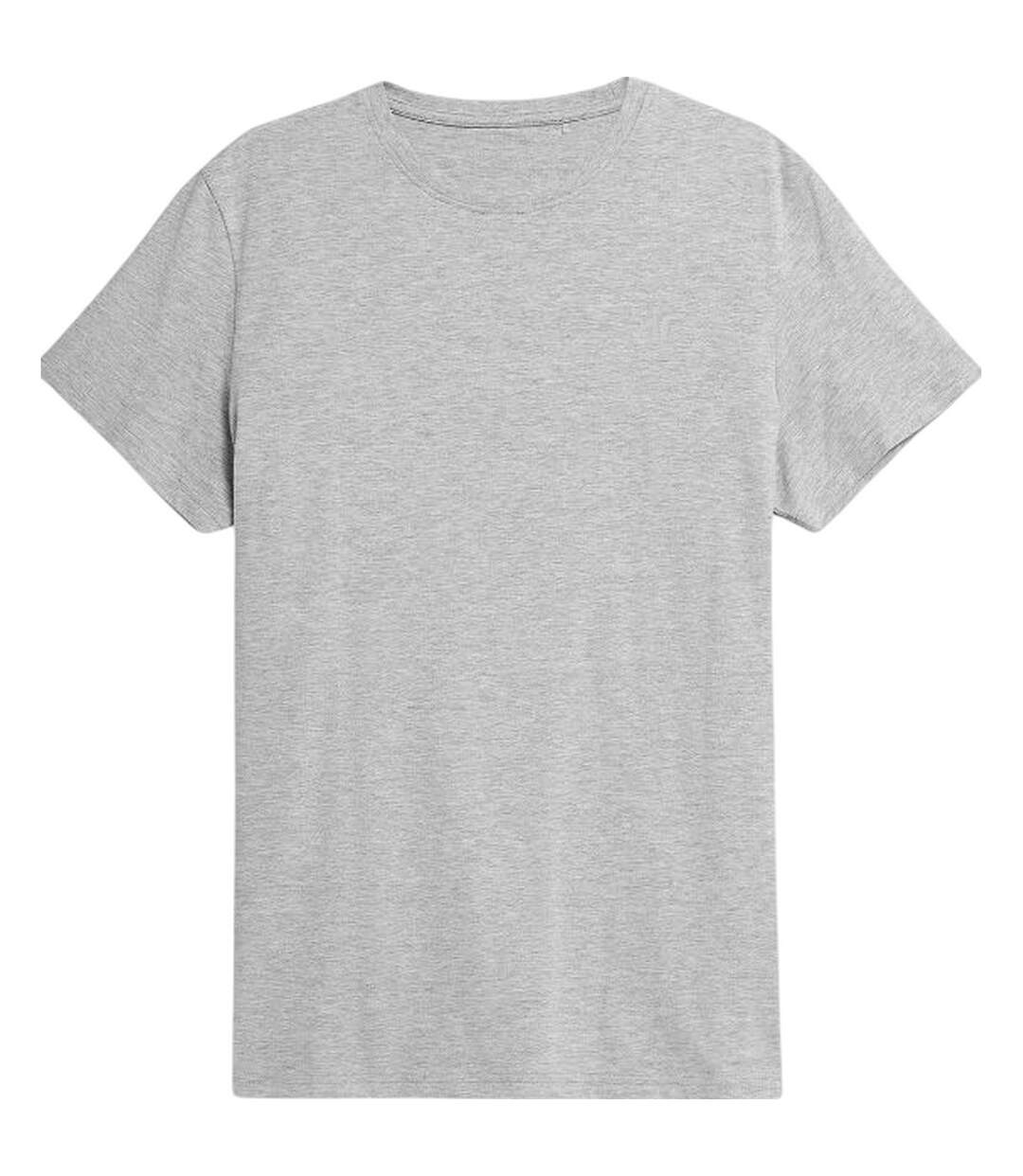 T-shirt Motif/style Uni H4z22-tsm352 23m Homme Gris 4F-1