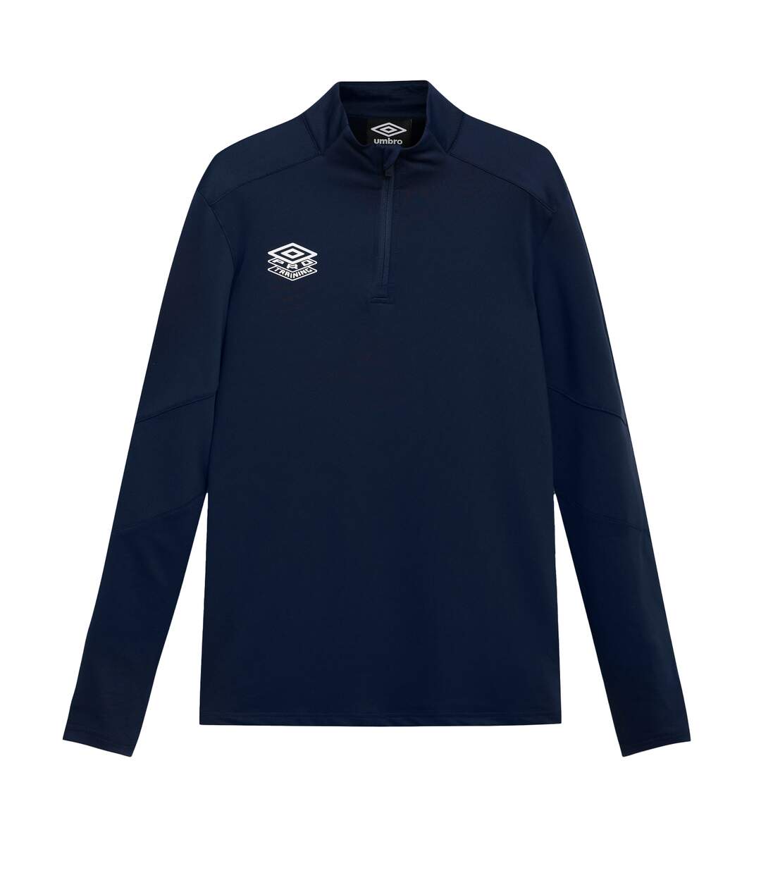 Unisex adult optimus training quarter zip midlayer navy Umbro-1