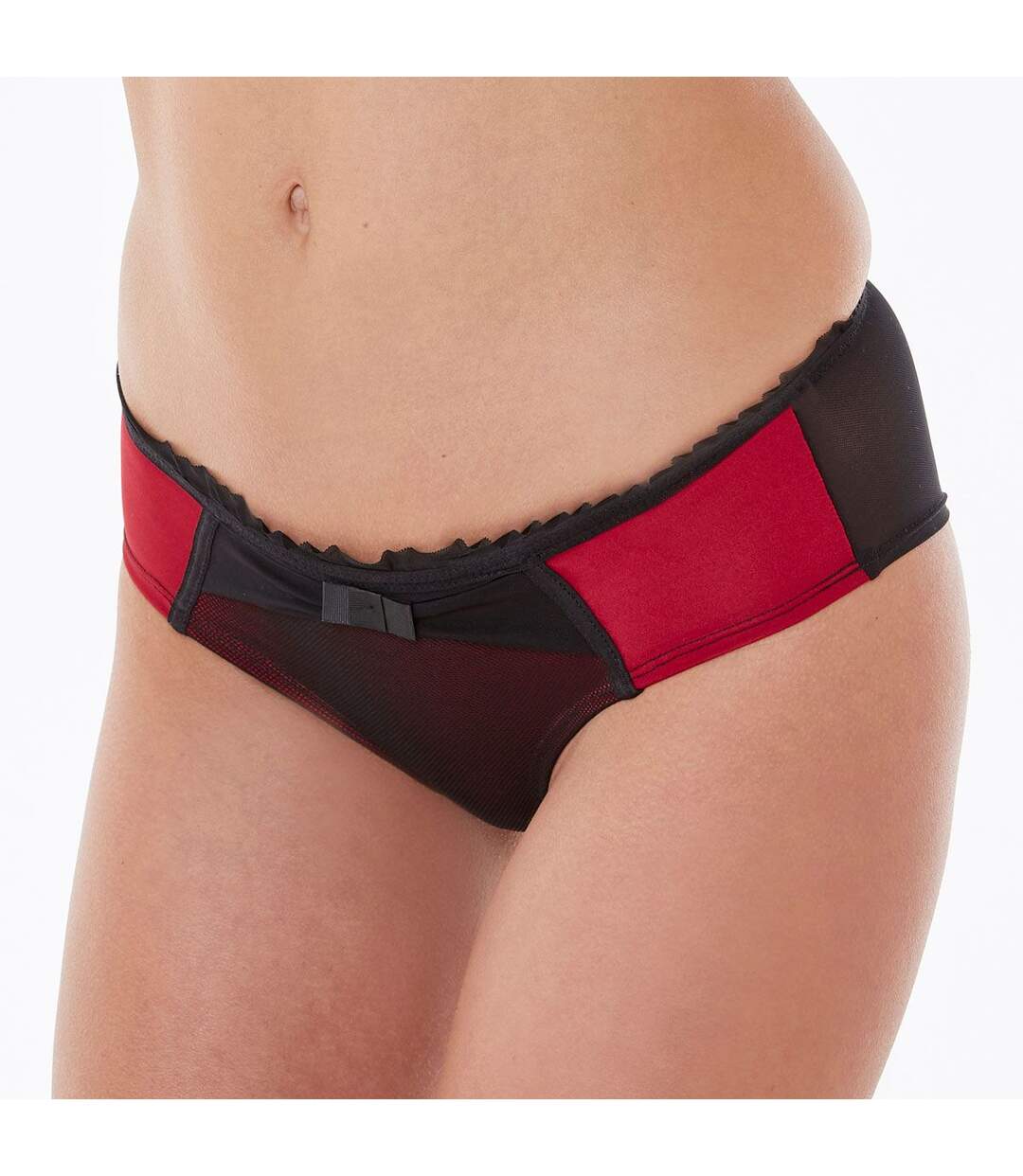 Shorty noir/rouge Clara-2