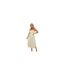 Robe Mi-longue Motif/style Floral Femme Vert De Gris Clair AX Paris-1