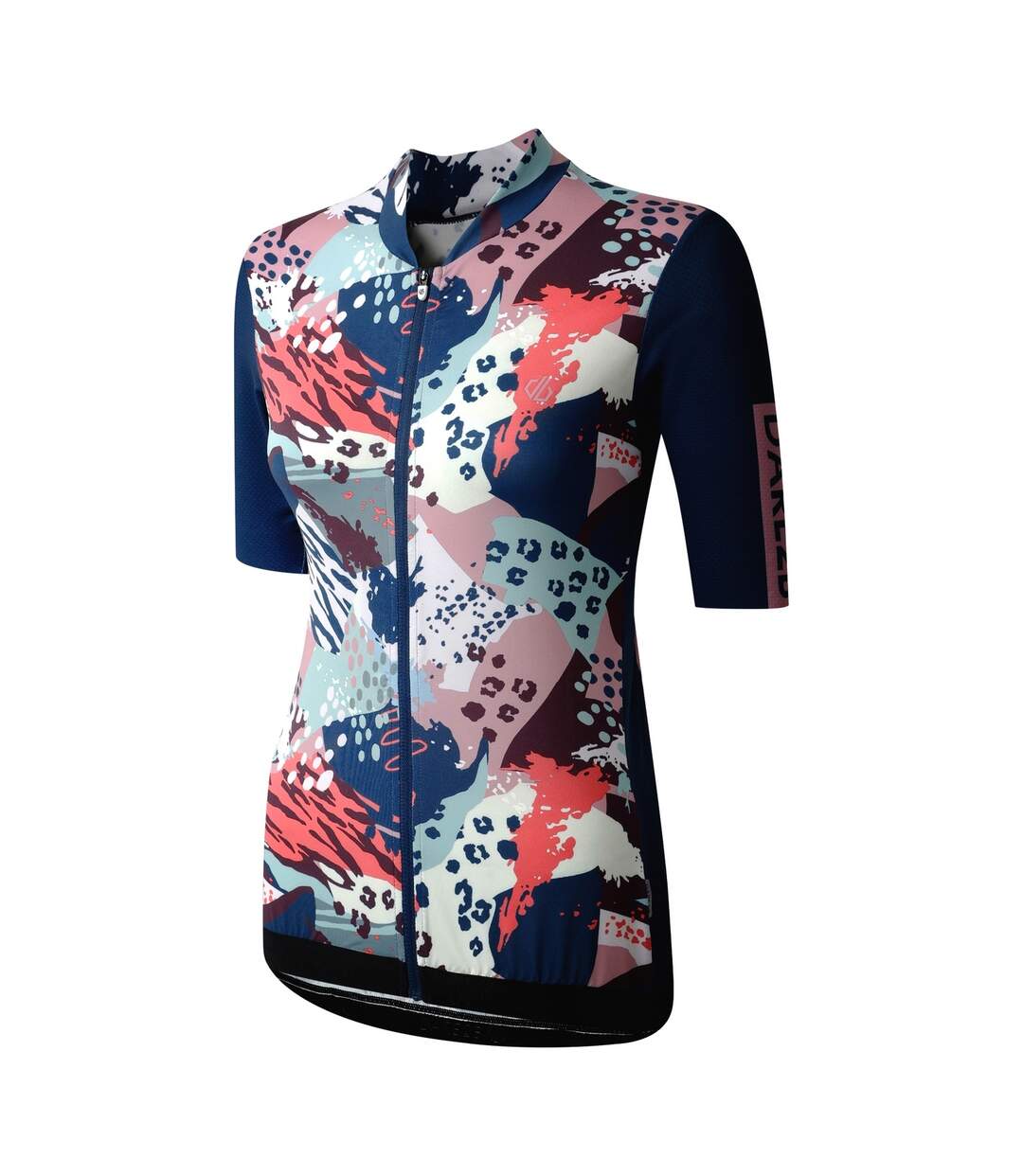 Womens/ladies aep stimulus iii animal print jersey navy/multicoloured Dare 2B-3
