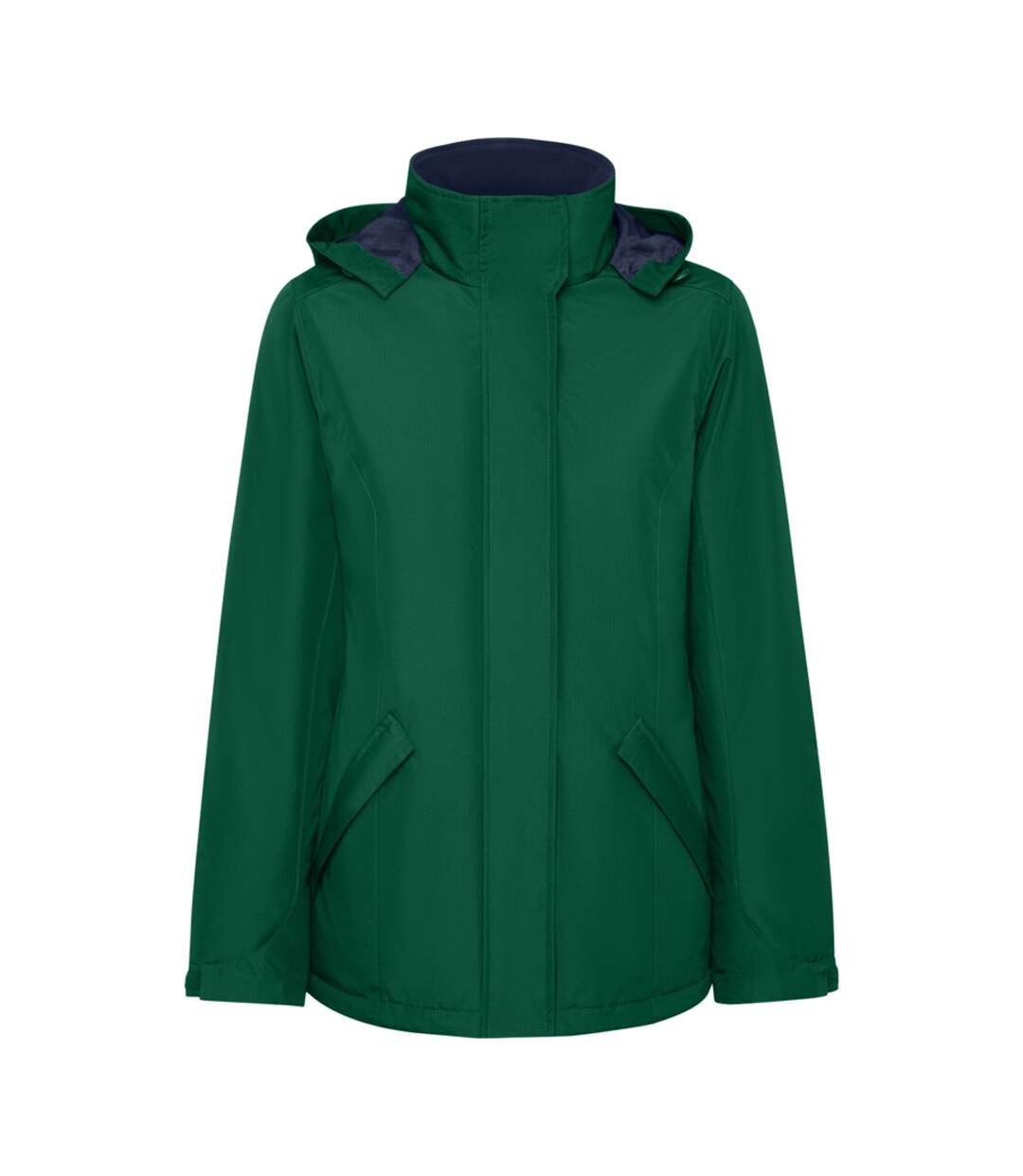 Womens/ladies america padded parka bottle green Roly-1