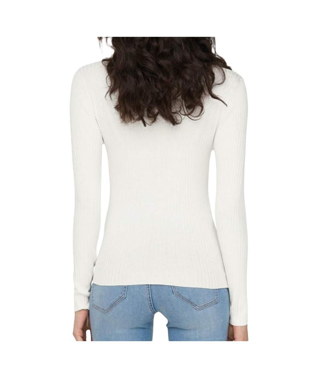 Pull écru femme jdy plum-2