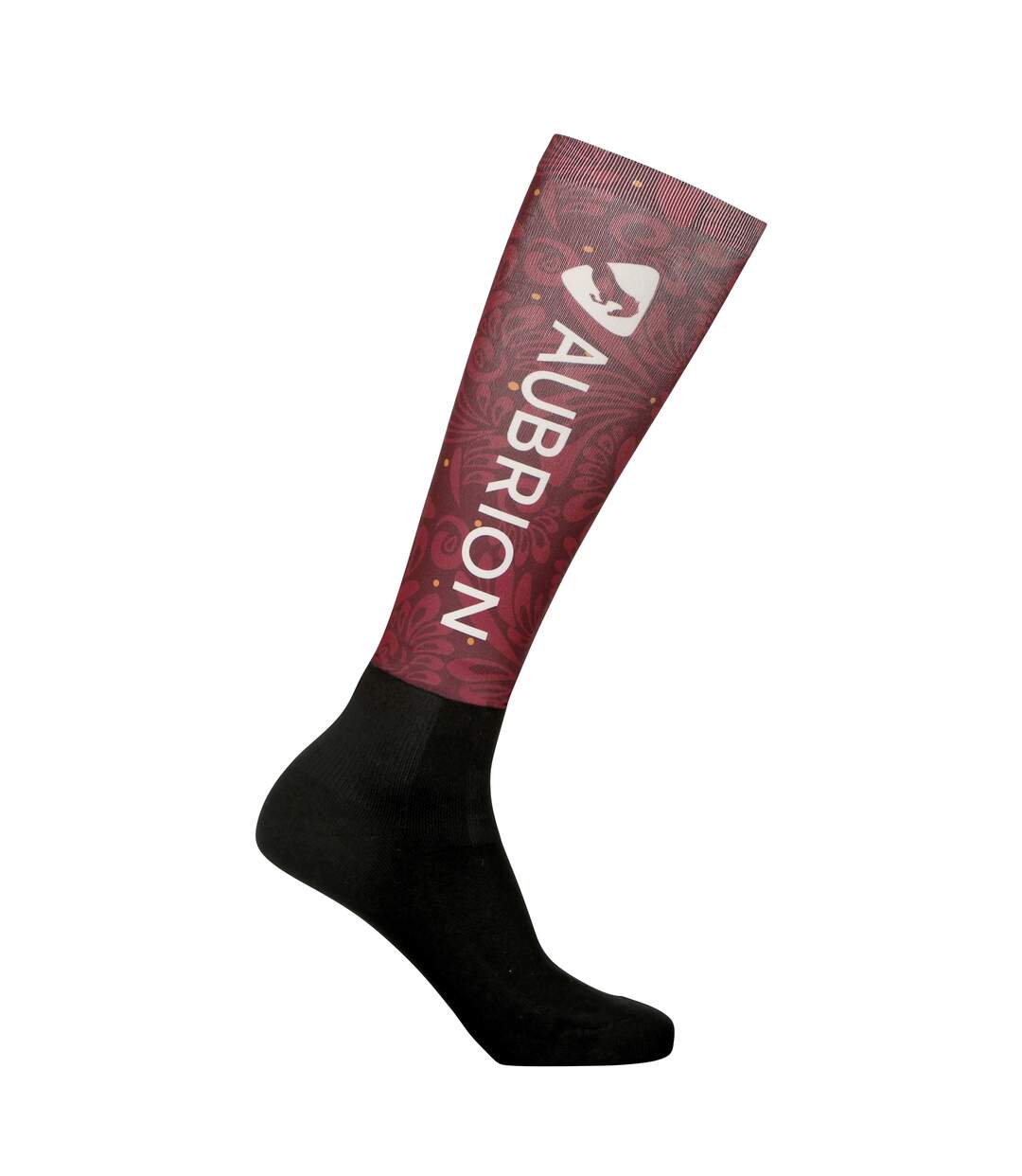 Chaussettes hyde park adulte rouge Aubrion