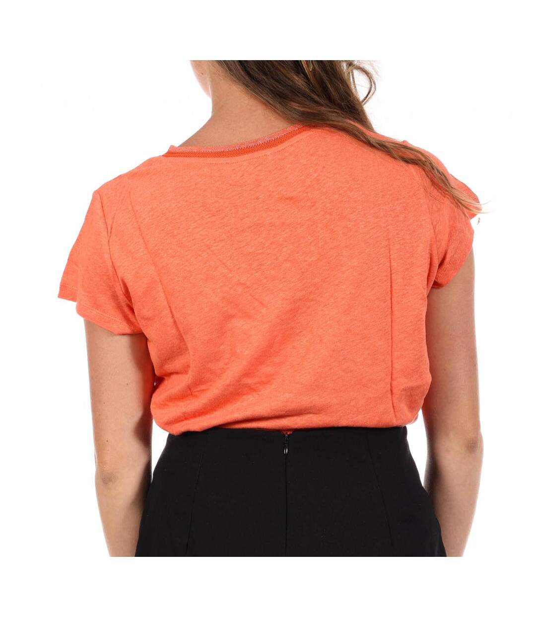 T-Shirt corail femme freeman t. porter ribbon-2