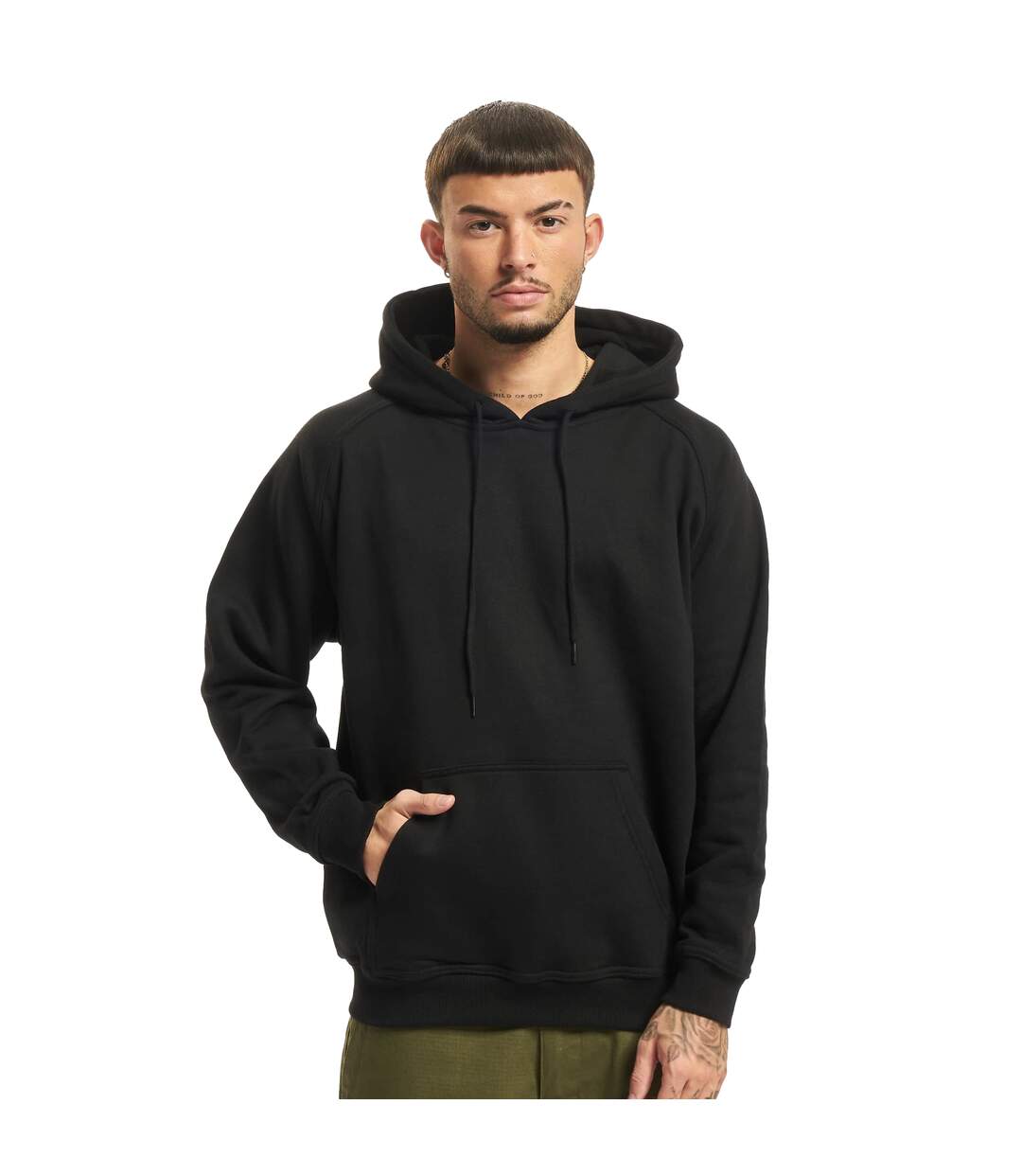 Sweats À Capuche Homme Noir Rouge Urban Classics-2