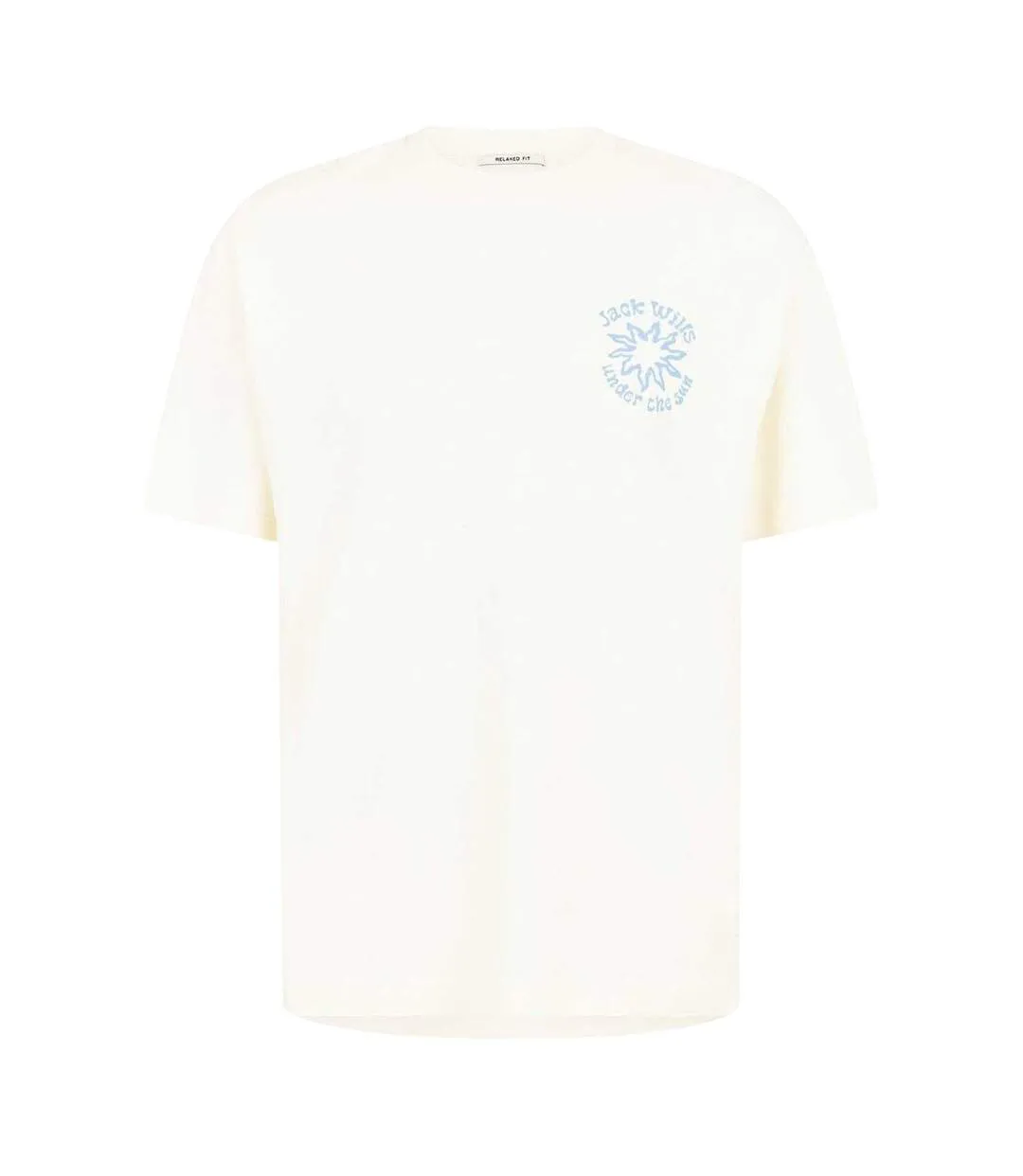 T-shirt Motif/style Soleil Homme Beige Jack Wills-2
