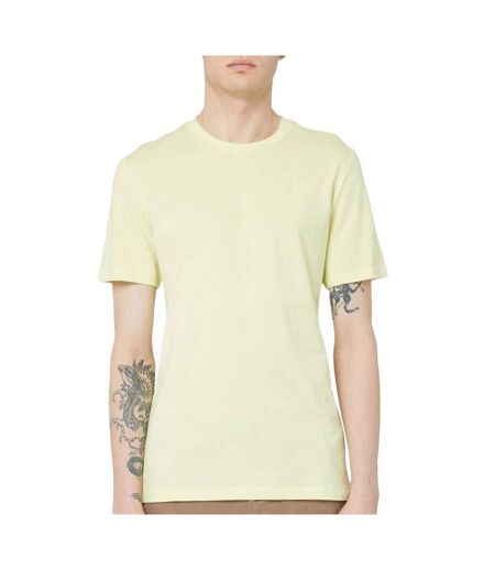 T-shirt jaune clair homme guess aidy - l