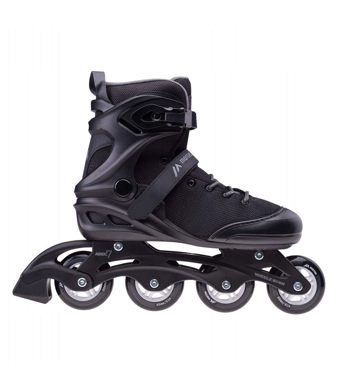 Patins À Roulettes Alignées Morey Homme 44 Fr Noir Gris Martes-1