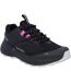 Hi-Tec Mens Fuse Trail Low Cut Sneakers (Black/Cool Grey/Cyclamen) - UTFS10831
