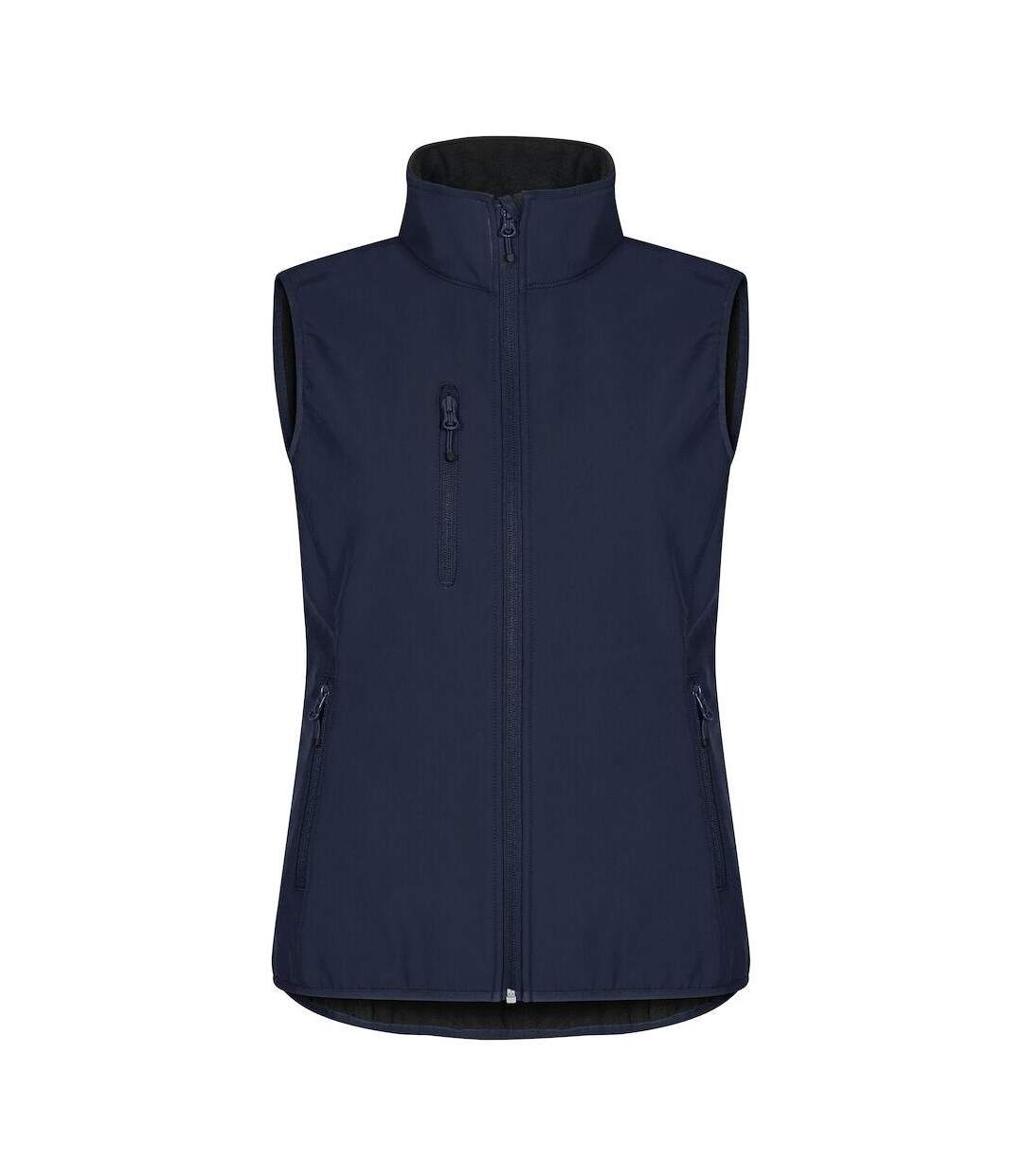 Womens/ladies classic softshell body warmer dark navy Clique-1