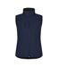 Womens/ladies classic softshell body warmer dark navy Clique-1