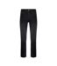 Mens edward denim stretch straight jeans washed black Weird Fish