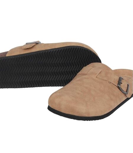 Mules Femme Beige Miso