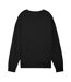 Womens/ladies Essentials Elevated Sweatshirt  Black Puma-3