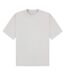 T-shirt oversize unisexe adulte en coton peigné ringspun à encolure allongée gris lunaire Casual Classics-1