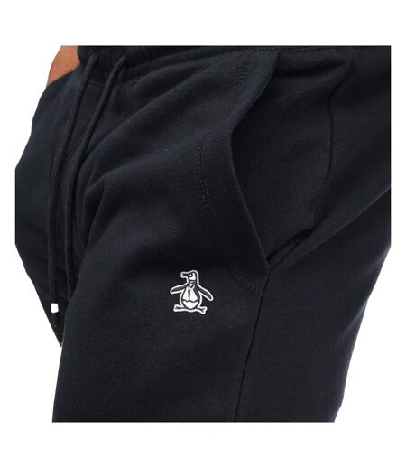 Mens Sticker Pete Fleece Jogging Bottoms Navy Original Penguin