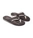 Tongs Motif/style Logo Jekyl Homme Marron Foncé Animal-1