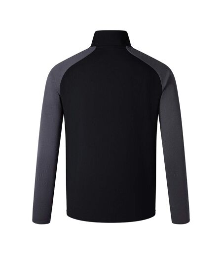 Haut Thermique Elite Homme Noir Gris Foncé Chiné Canterbury