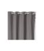 Rideau Isolant en Coton Isa 140x260cm Gris Foncé-1