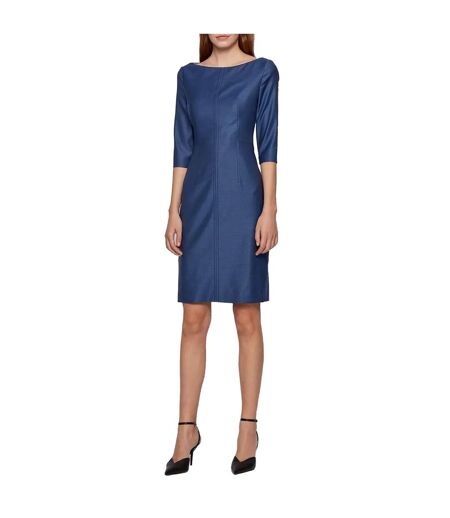 Robe Décontractée Dokos Femme Bleu Boss
