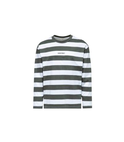 Hype - T-shirt STRIPED PRINT - Adulte (Gris) - UTHY6257