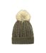 Animal Womens/Ladies Becky Recycled Winter Hat (Light Khaki) - UTMW2105