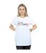 Disney T-shirt boyfriend en coton à logo arc-en-ciel pour femmes et hommes (Blanc) - UTBI37985-2