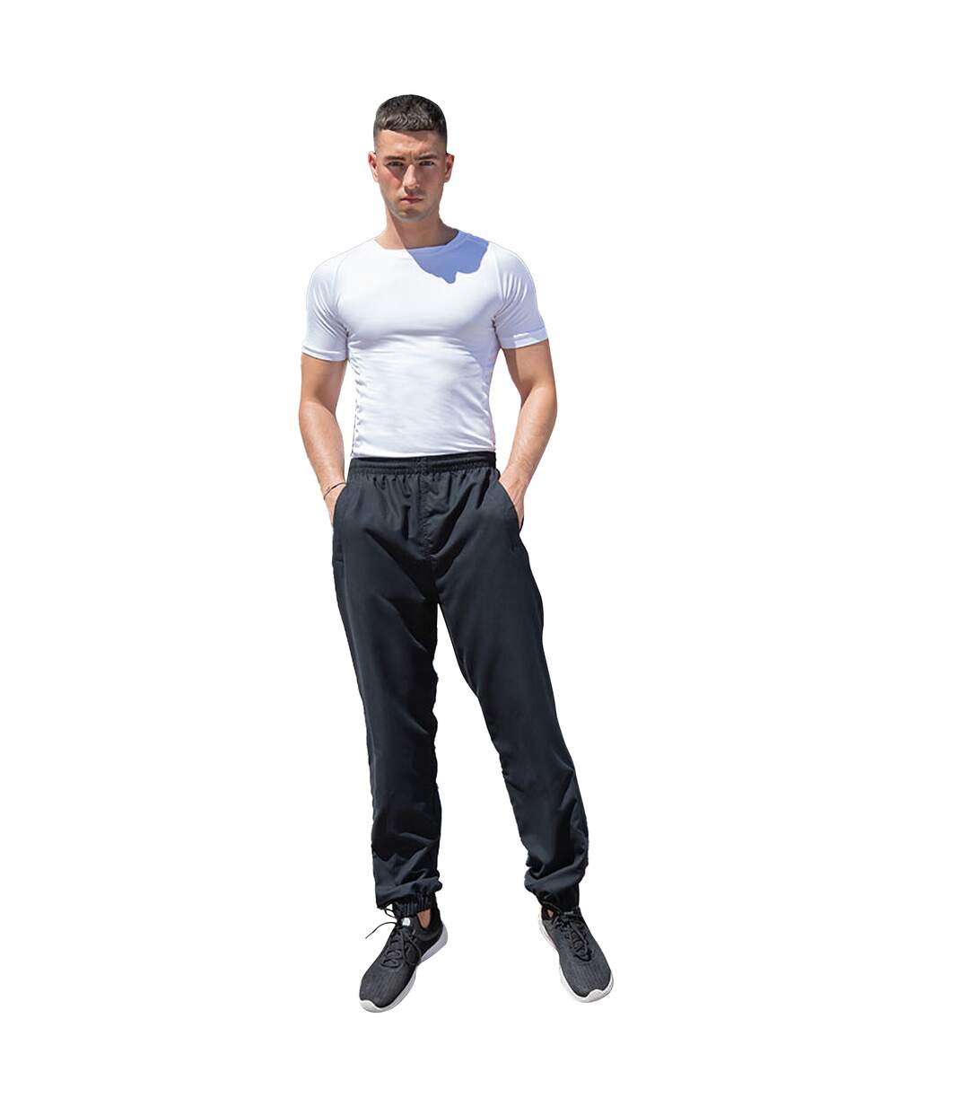 Pantalon de jogging hommes noir Tombo-3