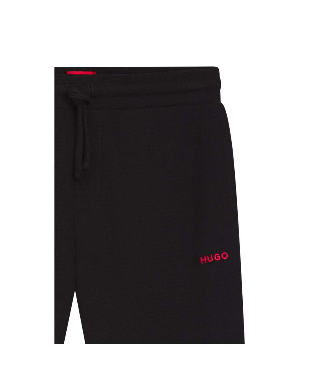 Mens Austin Pyjama Bottoms Black Hugo-4